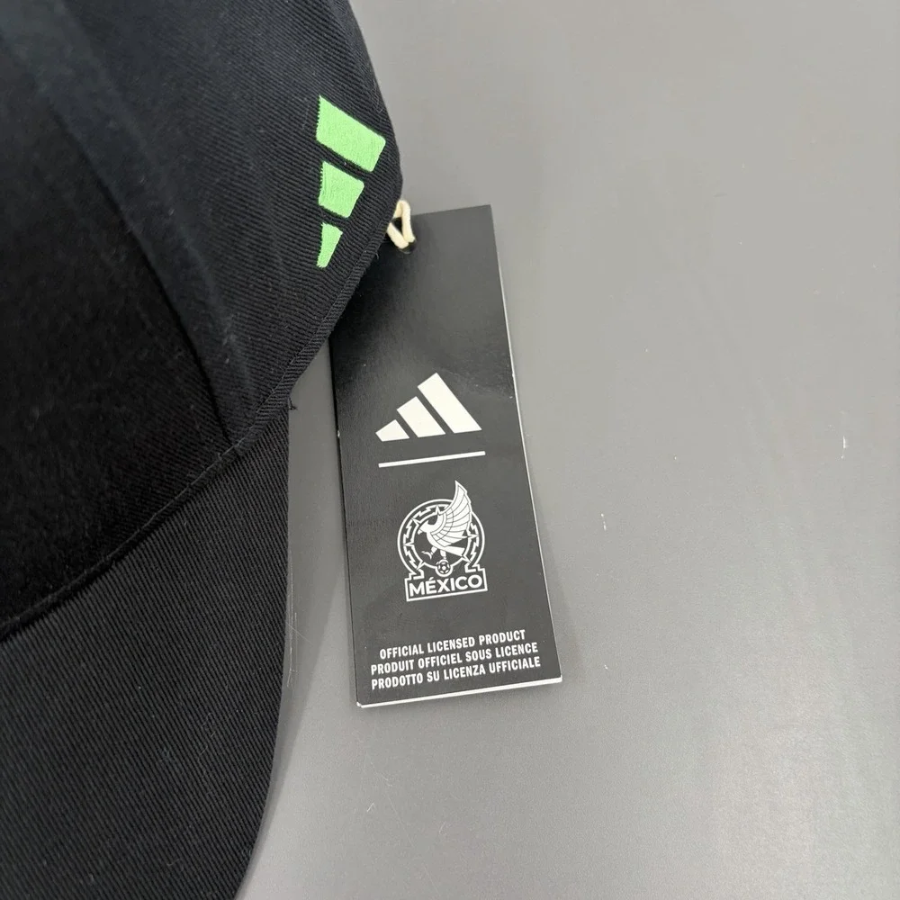 Adidas World Cup 2026 Team MEXICO Soccer Hat KE7873 OSFM Adjustable Black New - Picture 4 of 7